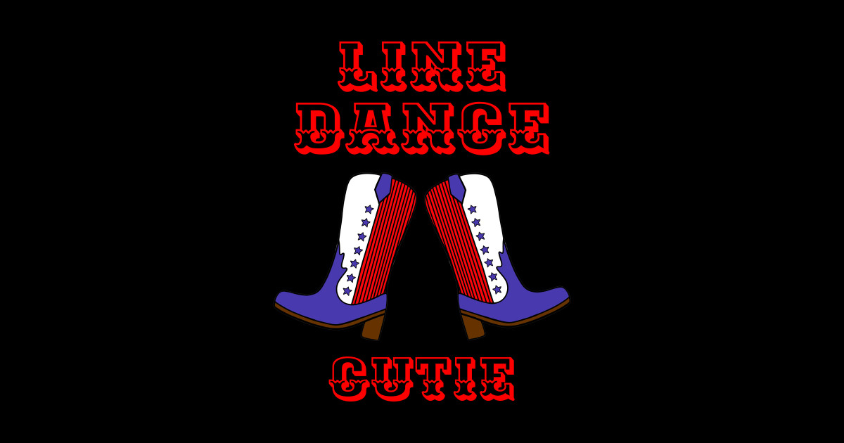 Line Dance - Line Dance - Sticker | TeePublic