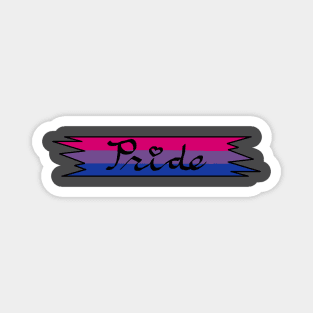 Bisexual Pride Ribbon Magnet