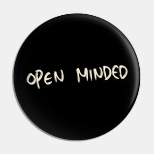 Open Minded Pin