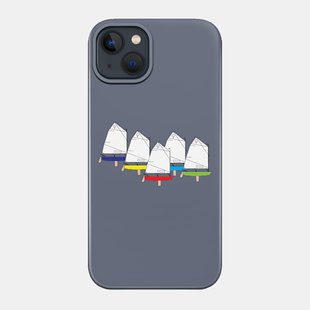 Optimist Sailing Dingies Racing - Optimist Sailing Dingy - Phone Case