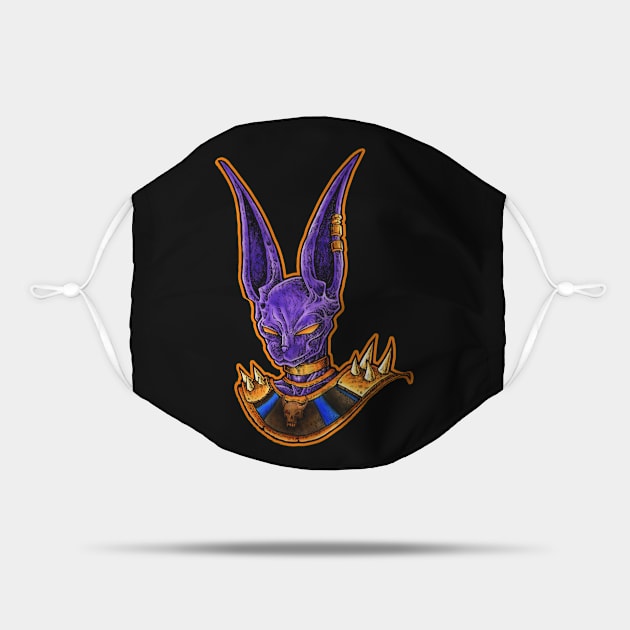 Soaked manuskript æggelederne lord beerus - Beerus The Destroyer - Mask | TeePublic