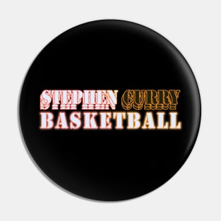 stephen curry - basketball Pin