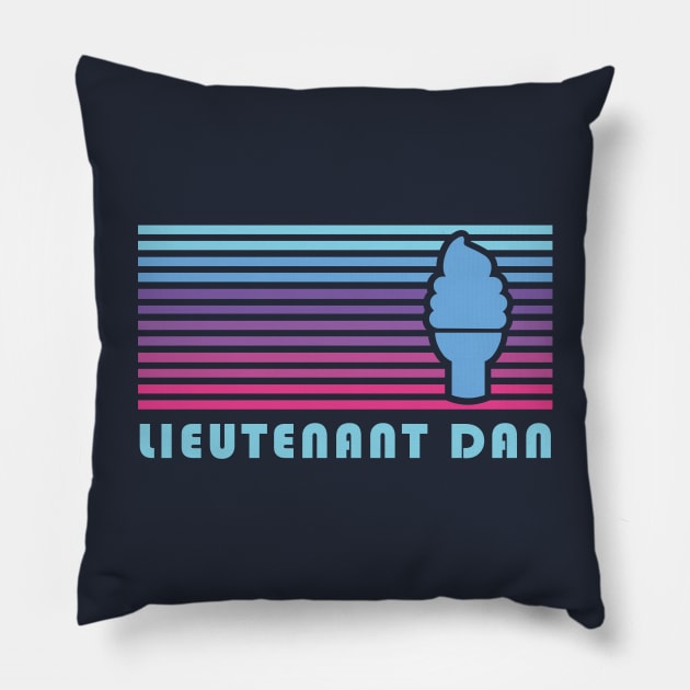 Lieutenant Dan Ice Cream Forrest Gump Pillow by PodDesignShop