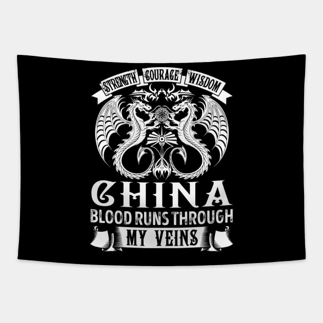 CHINA Tapestry by Kallamor