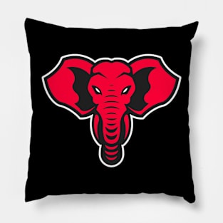 Red Elephant Pillow