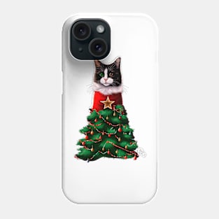 Meowy Christmas Phone Case