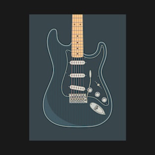 Dark Strat Guitar T-Shirt