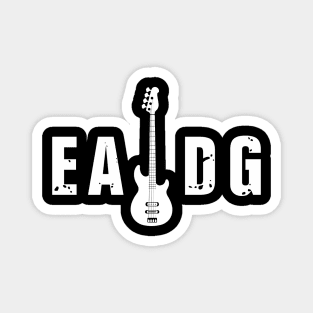 Electric Bass Guitar EADG Guitar Player Music Lover Magnet