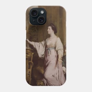 Lady Sarah Bunbury Sacrificing to the Graces by Joshua Reynolds Phone Case