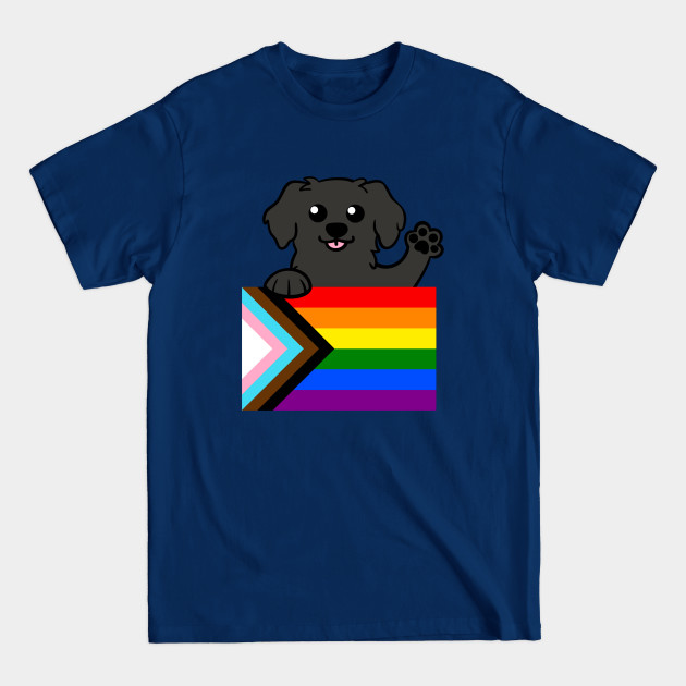 Disover Love is Love Puppy - Black - Dog - T-Shirt