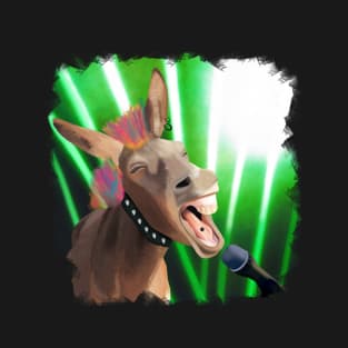 Rockstar Singing Donkey T-Shirt