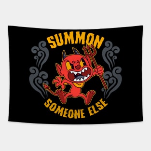 Summon Someone Else Demon Tapestry