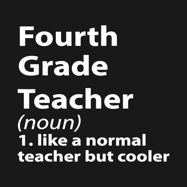 Fourth Grade Teacher Noun by nellieuyangela