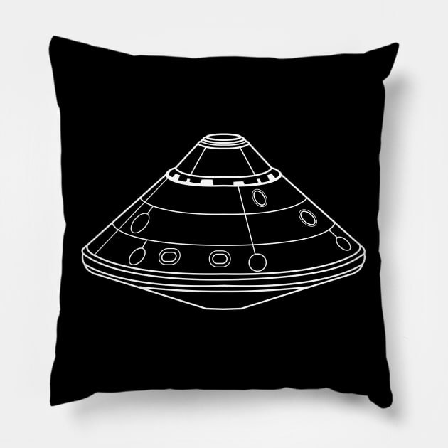 Insight Spacecraft Pillow by Sirenarts