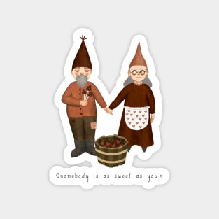 Gnomes in Love Magnet