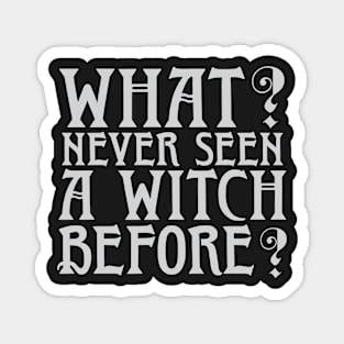 What? Never Seen a Witch Before? Magnet