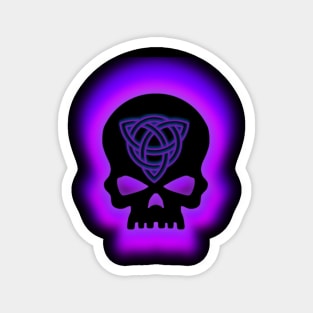 Purple Skull Magnet