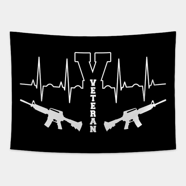 Veteran Heartbeat Tapestry by Stoney09