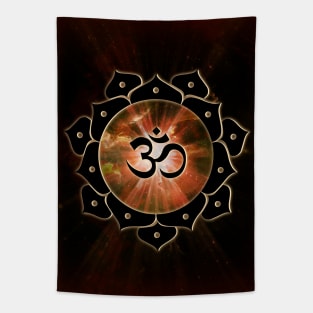 Om Lotus Tapestry