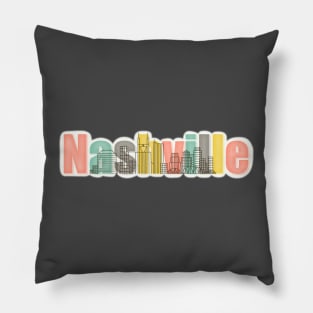 Nashville Tennessee Design Pillow