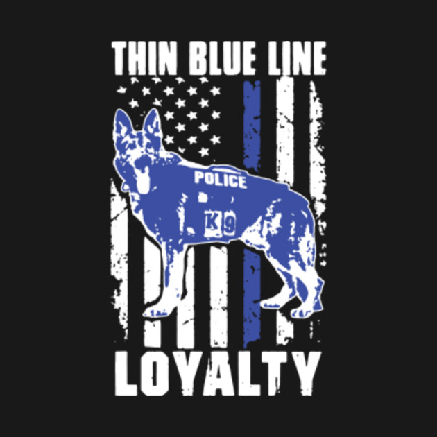 Thin Blue Line K9 - Thin Blue Line K9 - T-Shirt | TeePublic