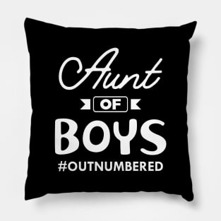 Aunt of boys Pillow