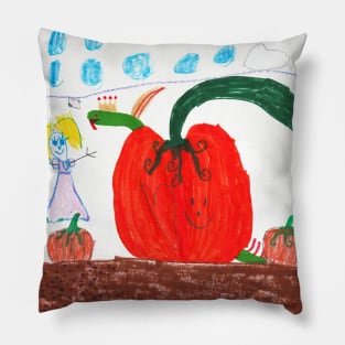 Pumpkins Time Homeschool Art Class 2021/22 Artist Collab T-Shirt Pillow