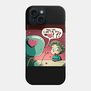 Love in a different galaxy - but the heart is universal. Phone Case