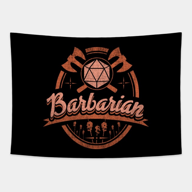 Barbarian: RPG Tabletop Tapestry by PluginTees