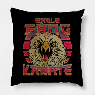 Texture NeonColor eagle fang karate Pillow