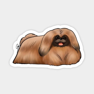 Dog - Pekingese - Red Show Cut Magnet