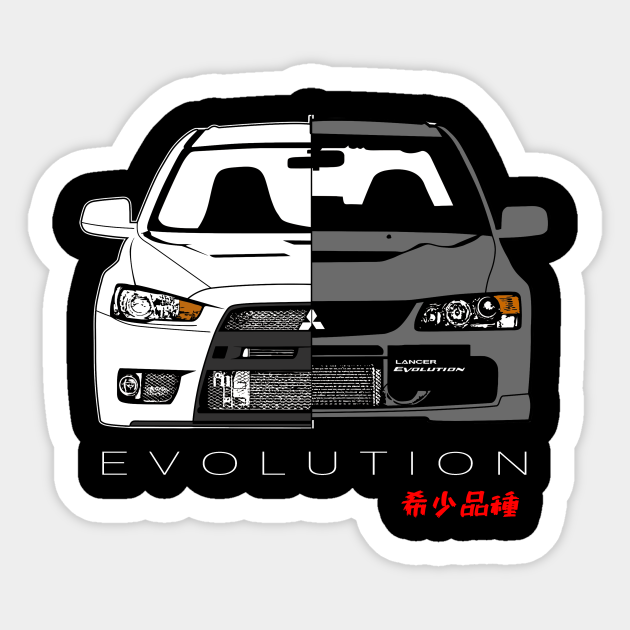 Evolved V3 - Car - Sticker