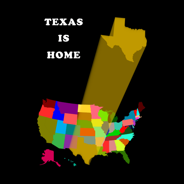 Texas is Home by PrintedDesigns