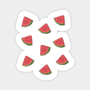 watermelon slices pattern Magnet