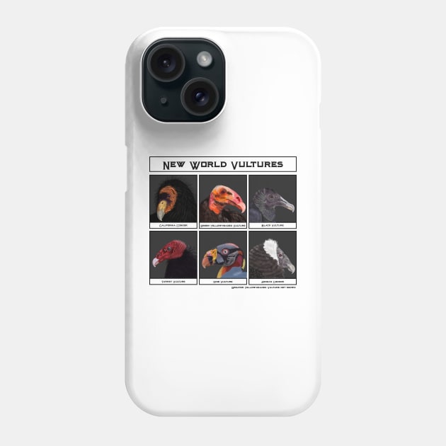 New World Vultures Illustration Phone Case by H. R. Sinclair