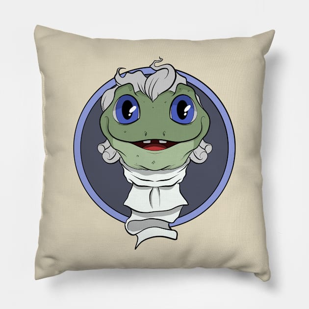 Salamander Hamilton Pillow by ArtOfJHammond