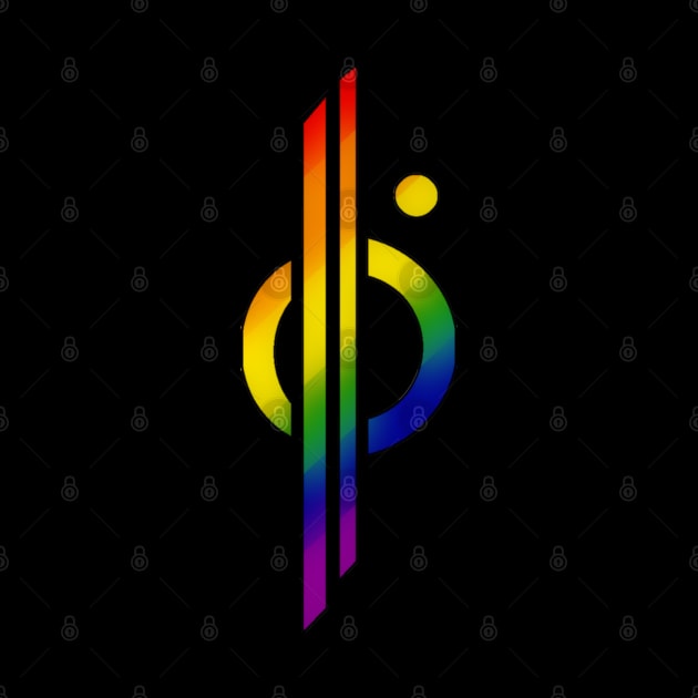 Halcyon Starship Logo (Rainbow) by whirl