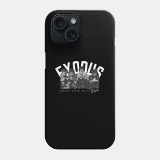 Exodus Afghan children (back design, dark background) Phone Case