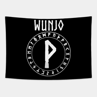 Wunjo Norse Rune Futhark Tapestry