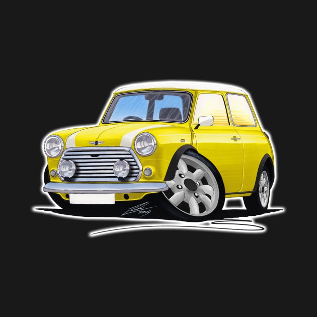 Classic Mini Cooper Yellow by y30man5