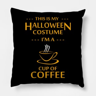 Cup of Coffee Halloween Costume Pillow