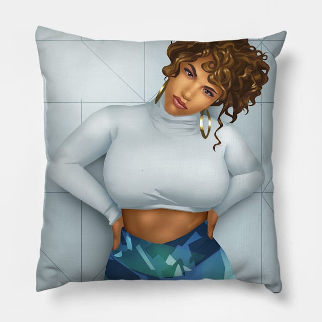 I'm Staring At You Collection Pillow by Beckley Art