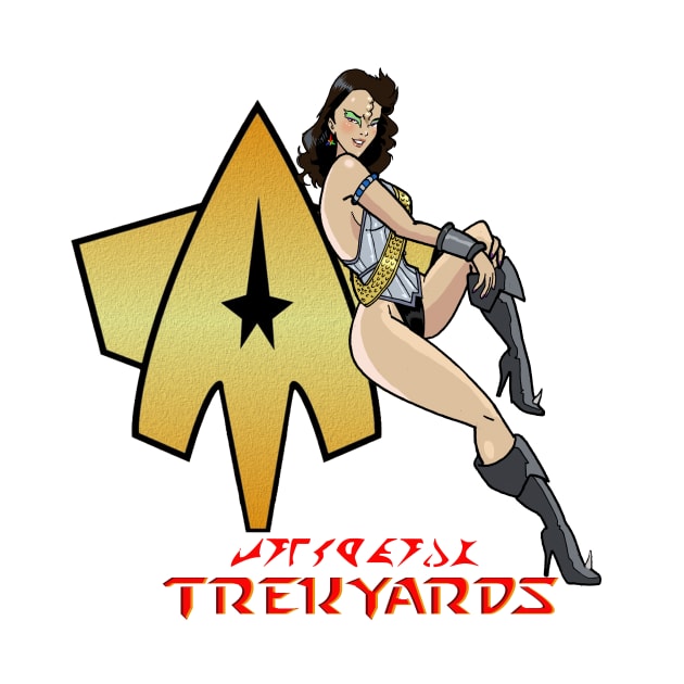 Trekyards Klingon Warrior Pin-Up by Trekyards