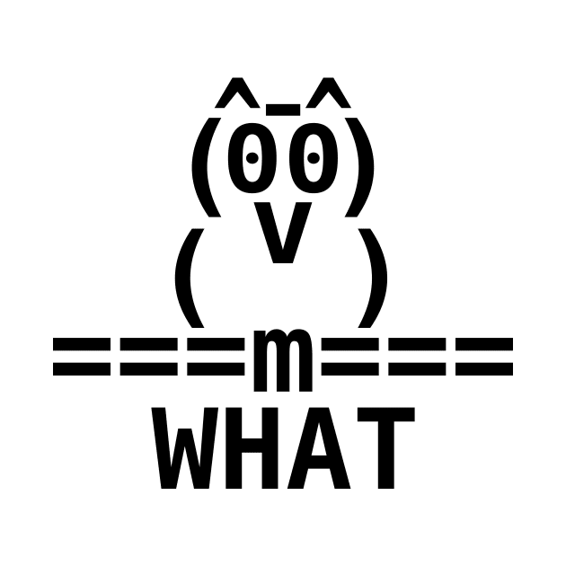 Ascii Owl by Aunt Choppy