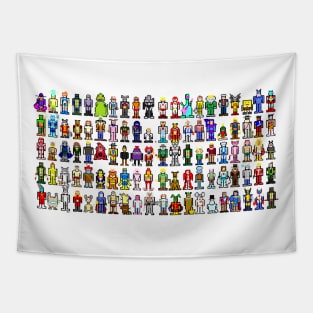 102 Cartoon Characters Tapestry