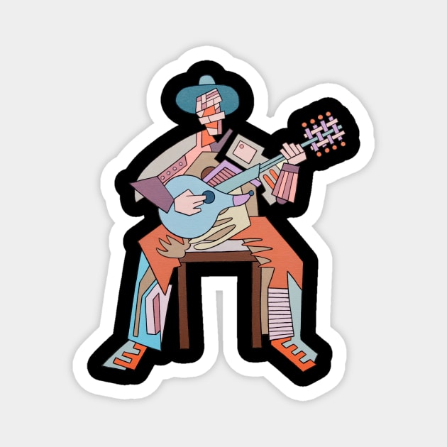 Guitar Guy Magnet by RoseOfCorn