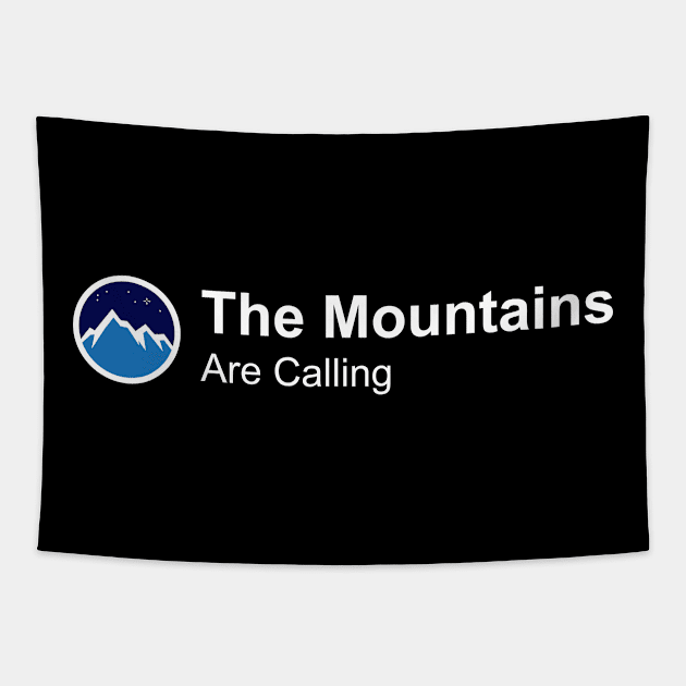 Mountains are calling Tapestry by BignellArt