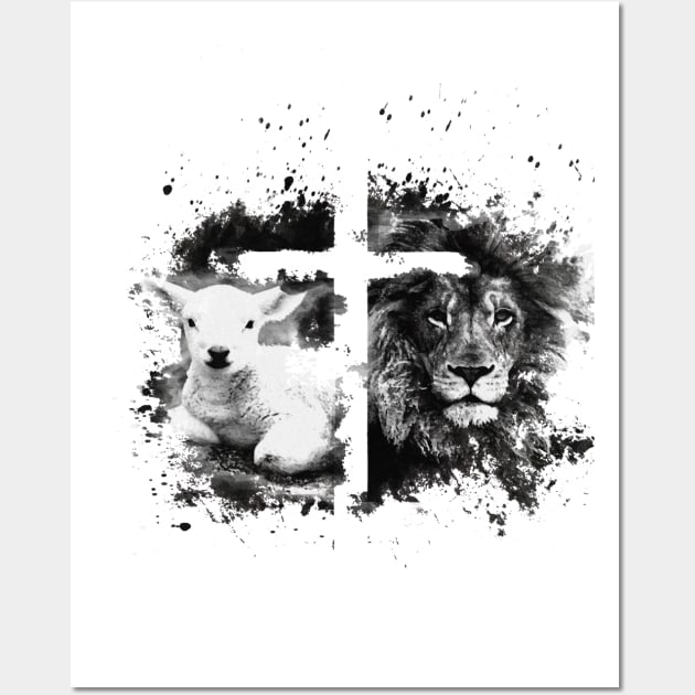 The Lion And The Lamb Kids christian shirts The Lion And The Lamb Kids christian shirts