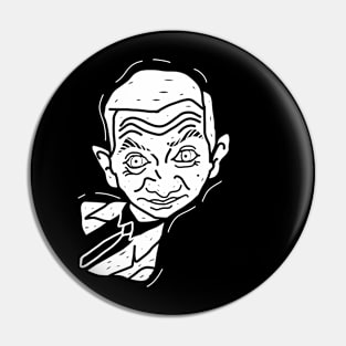 mr bean caricature Pin