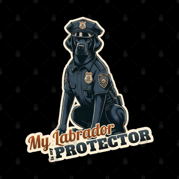 Labrador Retriever Police by k9-tee